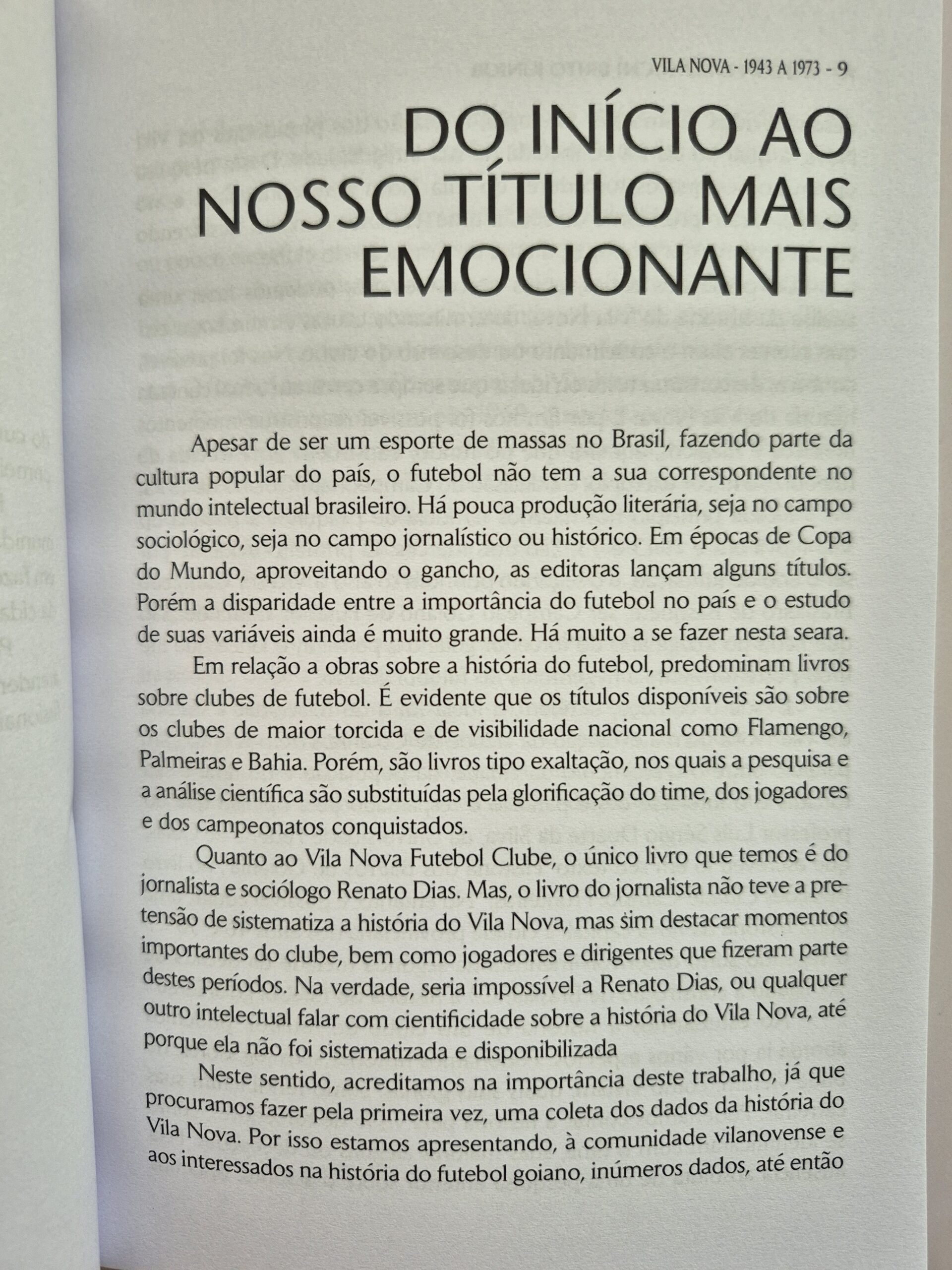 Livro Vila Nova 1943 a 1973 Formação E Consolidação De Uma Instituição Popular - Wilson Balzacchi Brito Júnior - Imagem 2