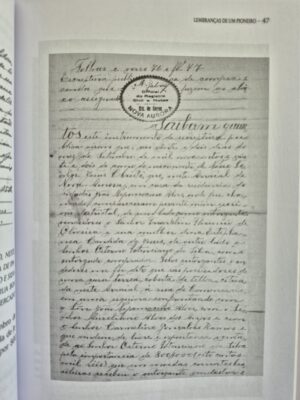 Alternative view of Livro Lembranças De Um Pioneiro Osterno Potenciano e Silva Corumbaíba, Nova Aurora, Goiandira e Goiânia/Campinas - Geraldo Silva Queiroz