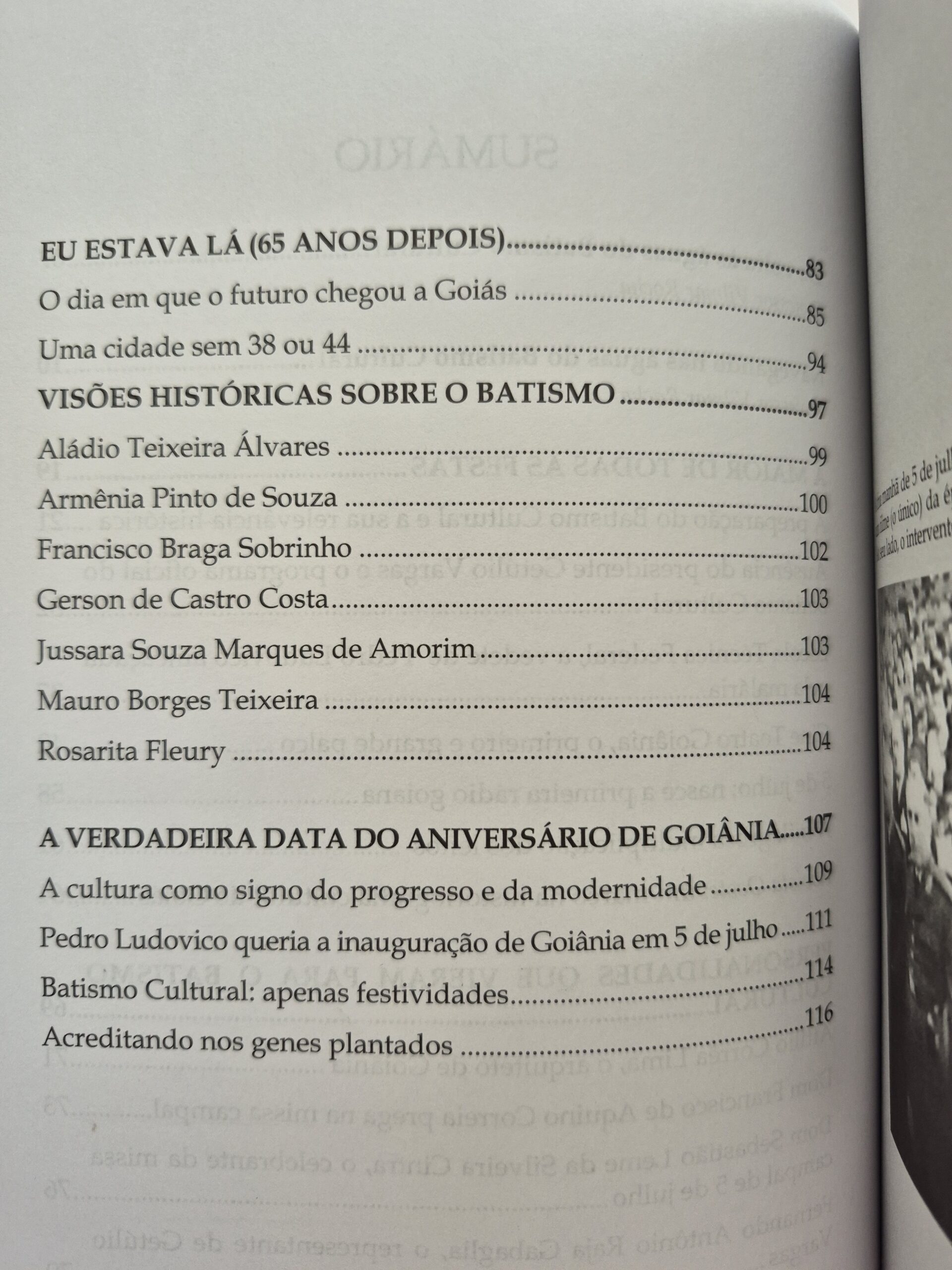Livro A História Do Batismo Cultural De Goiânia - Ubirajara Galli - Imagem 7