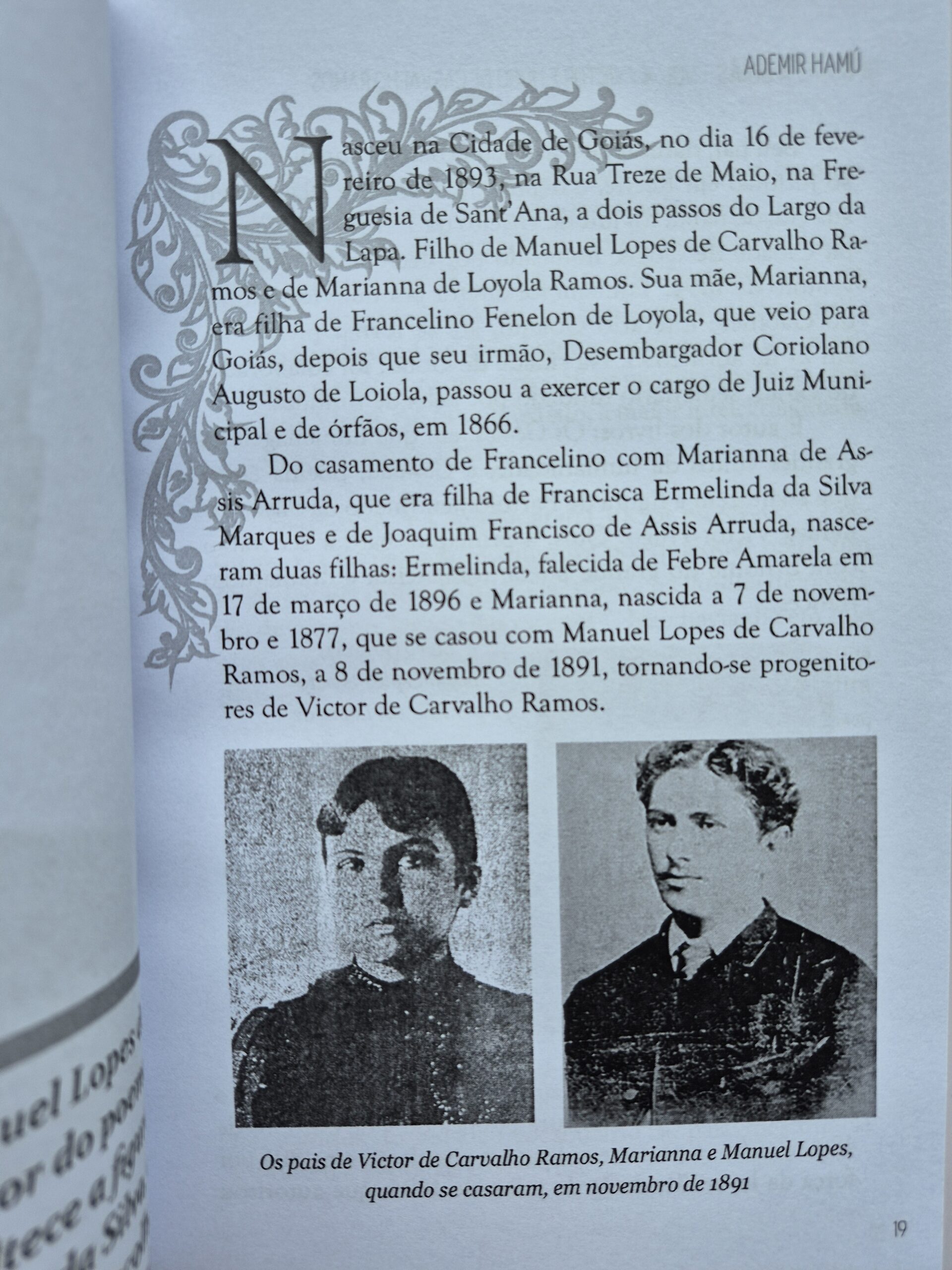 Livro De Goyaz A Goiás Vol.4 Victor E Hugo de Carvalho Ramos - Ademir Hamú - Imagem 4