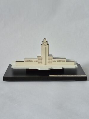 Miniatura Em MDF Antiga Estação Ferroviária De Goiânia