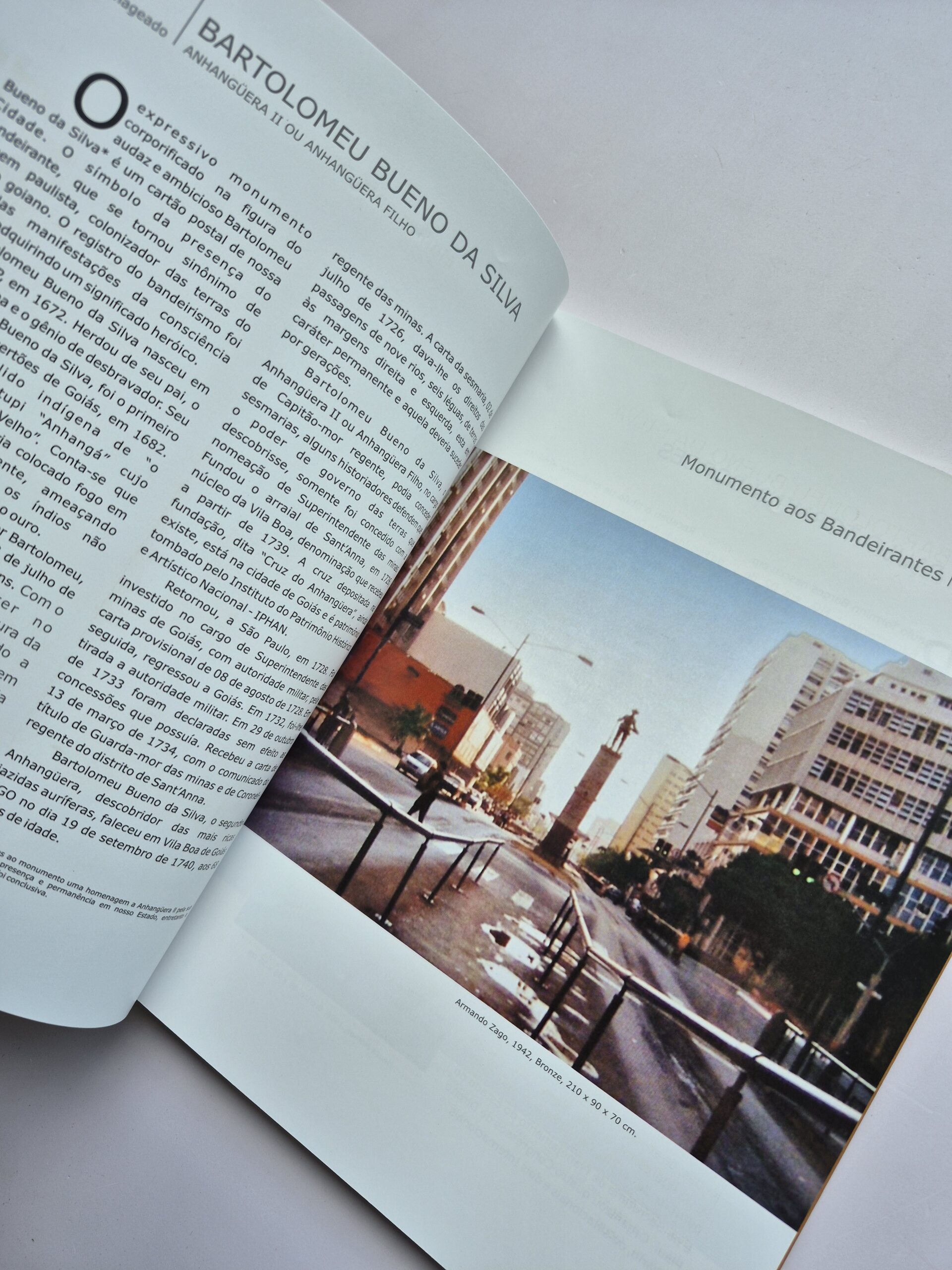 Livro Iconografia Documentação Histórica e Fotográfica do Acervo Artístico no Município de Goiânia - Maria Madalena R. Cabral - Imagem 4