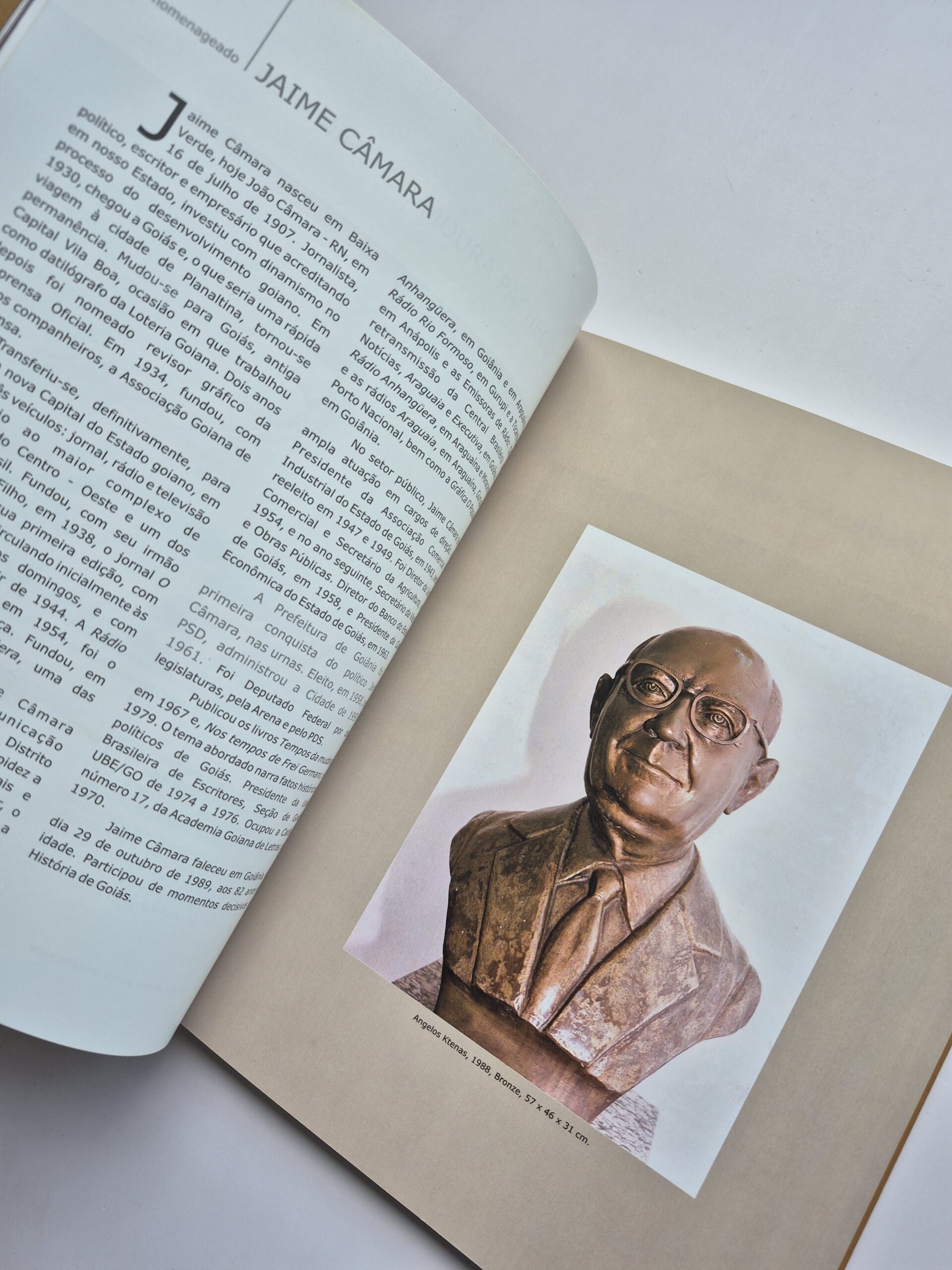Livro Iconografia Documentação Histórica e Fotográfica do Acervo Artístico no Município de Goiânia - Maria Madalena R. Cabral - Imagem 2