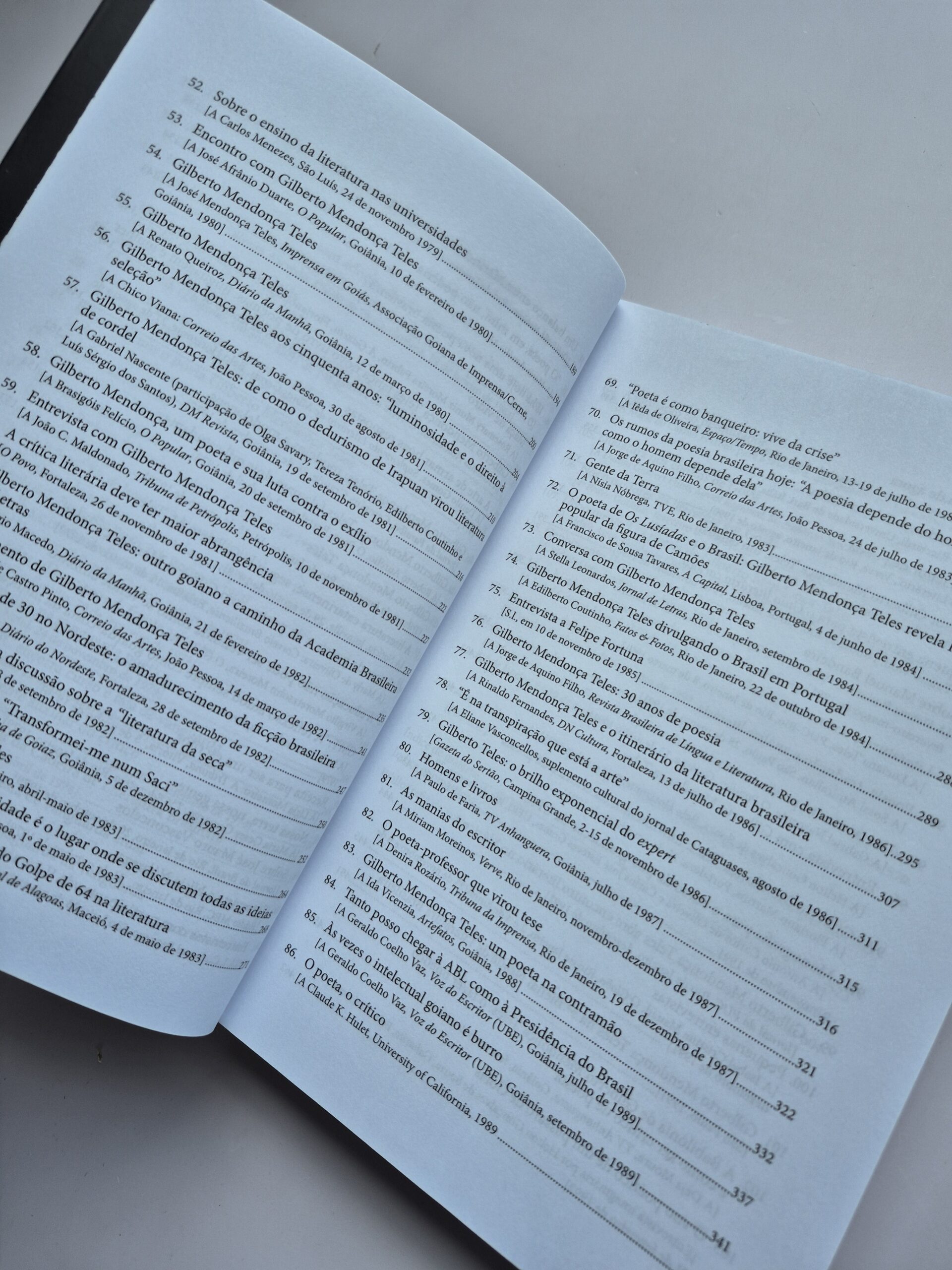 Livro Memórias Entrevistas O Livro Das 111 Entrevistas Vol.1 - Gilberto Mendonça Teles - Imagem 4