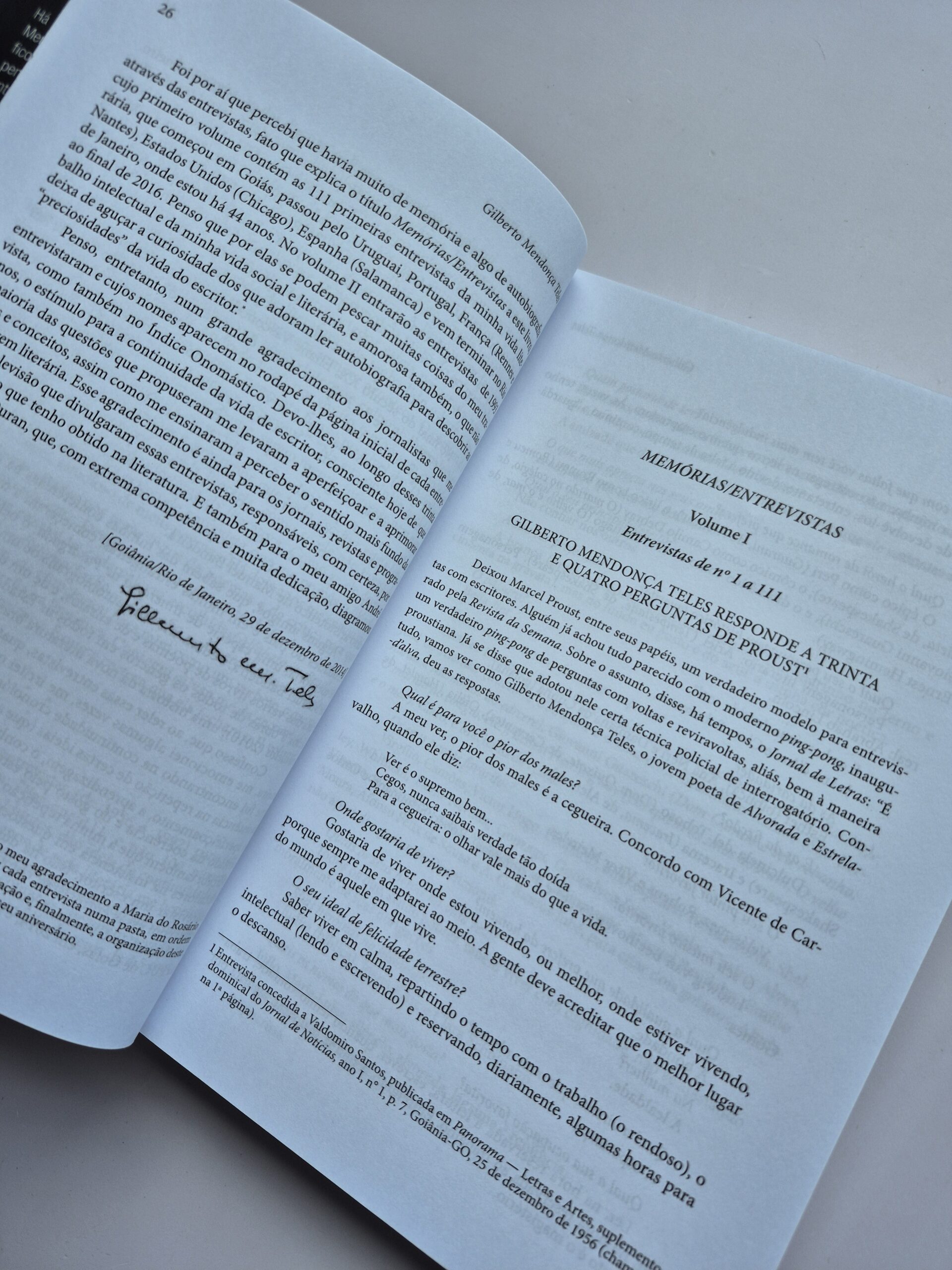 Livro Memórias Entrevistas O Livro Das 111 Entrevistas Vol.1 - Gilberto Mendonça Teles - Imagem 6