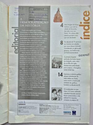 Alternative view of Revista História Em Goiás Na Cabeça Desta Santa Esteve O Primeiro Ouro De Goiás 2005