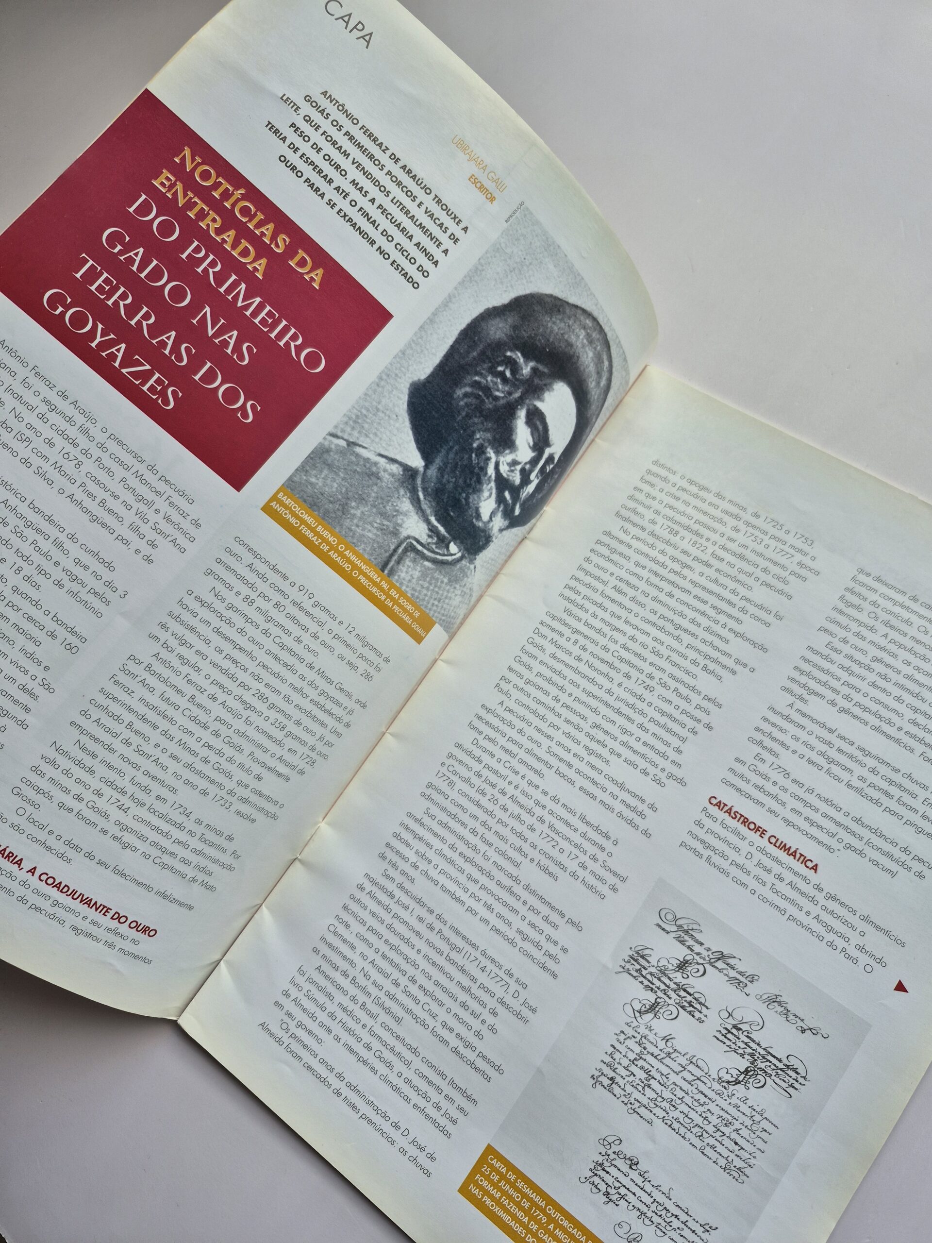 Revista História Em Goiás Quando O Gado Valia Seu Peso Em Ouro 2005 - Imagem 5