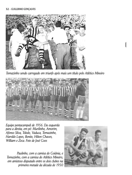 Livro Tomazinho E Paulo Gonçalves Atlético Mineiro Goiás Guillermo Gonçalves - Imagem 6