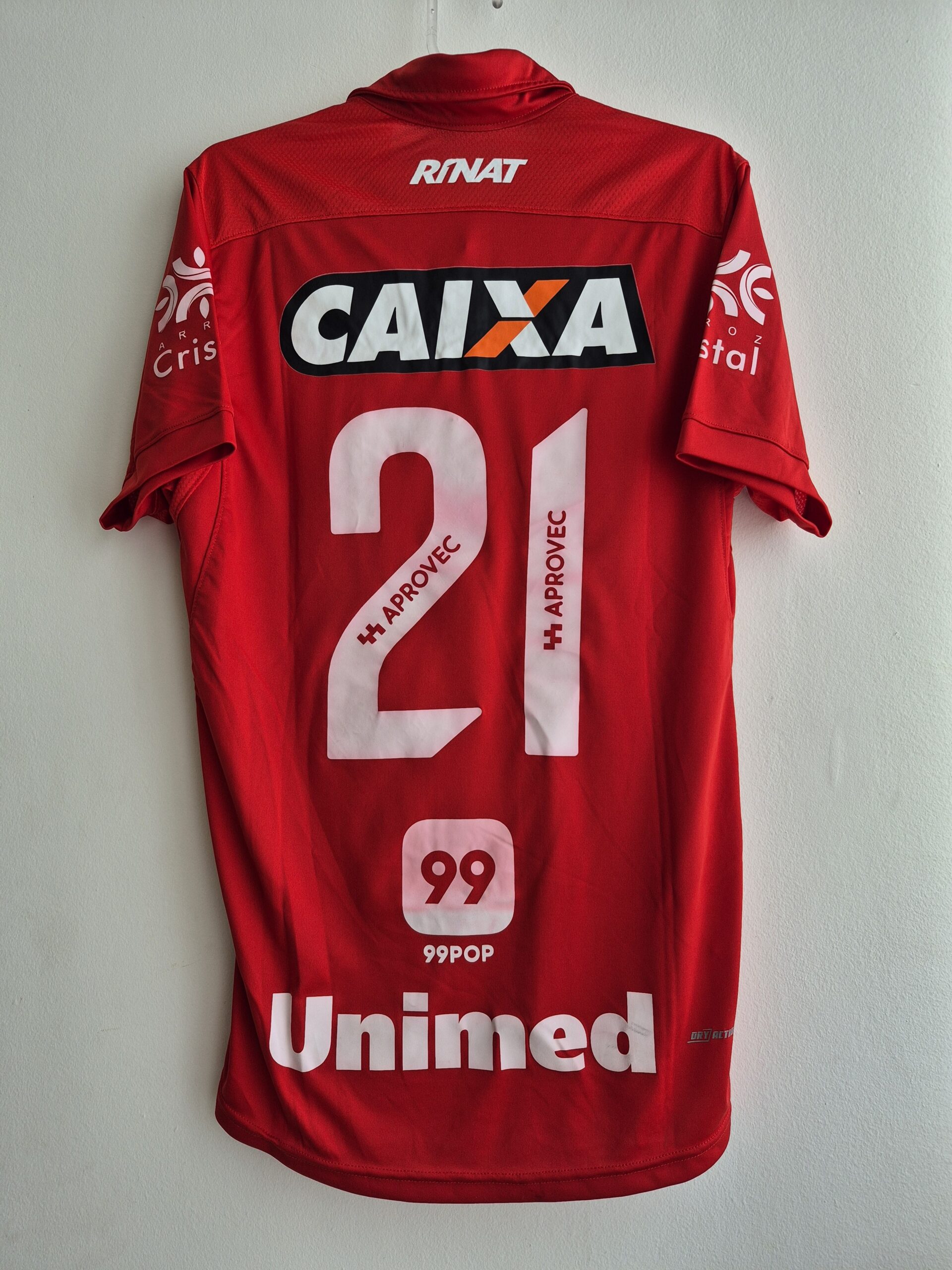 Vila Nova M 2017 Rinat Nº21 Usada Em Jogo Home Original - Imagem 2