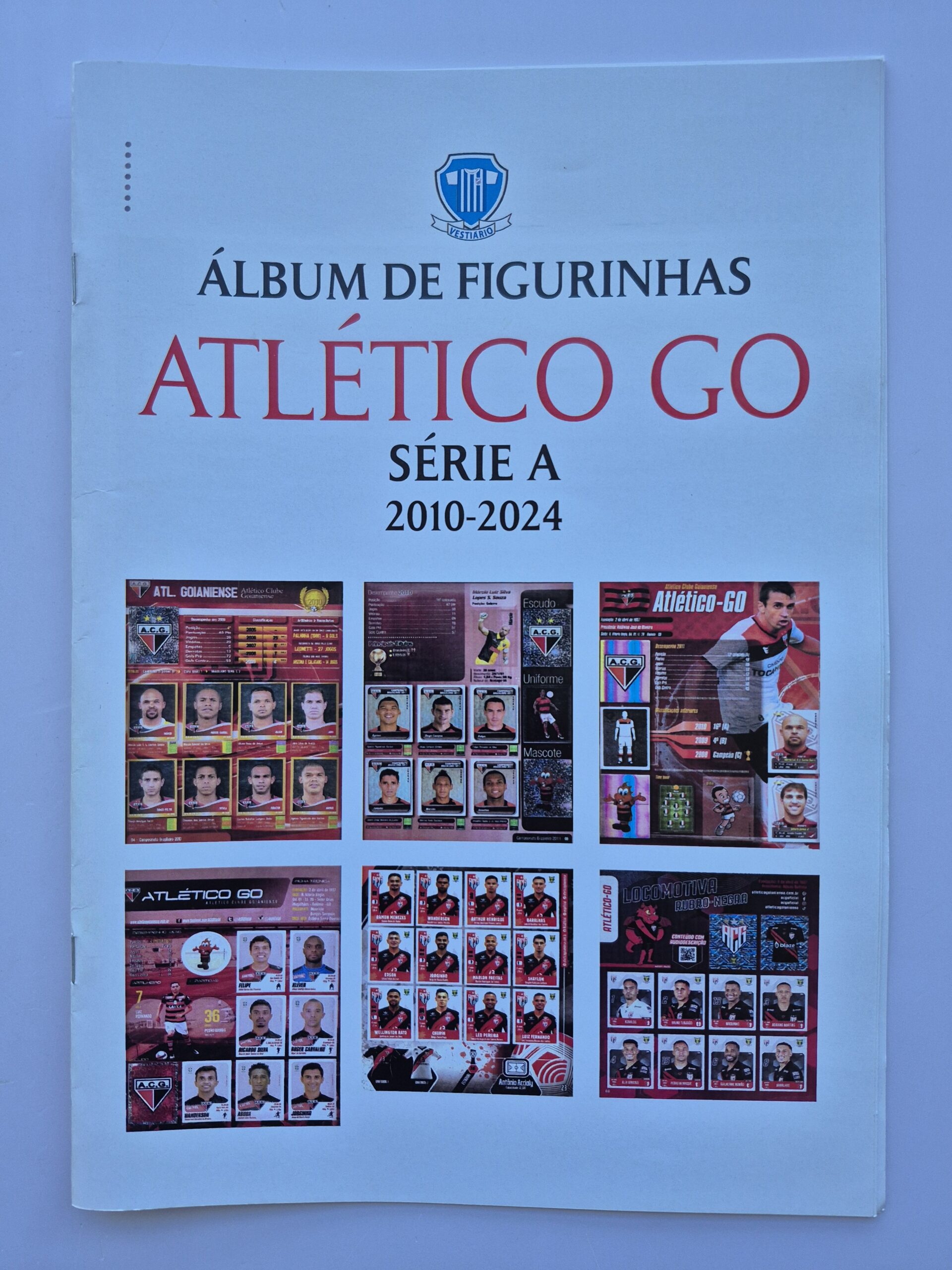 Álbum De Figurinhas Atlético Go 2010-2024 Série A Reprodução