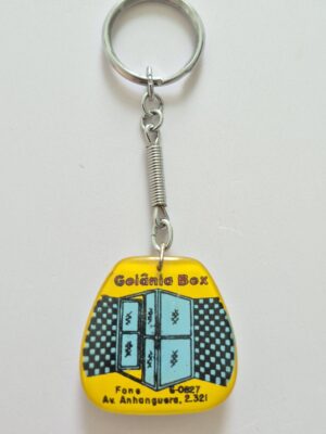 Chaveiro Antigo Em Acrílico 3,5cm - Goiânia Box