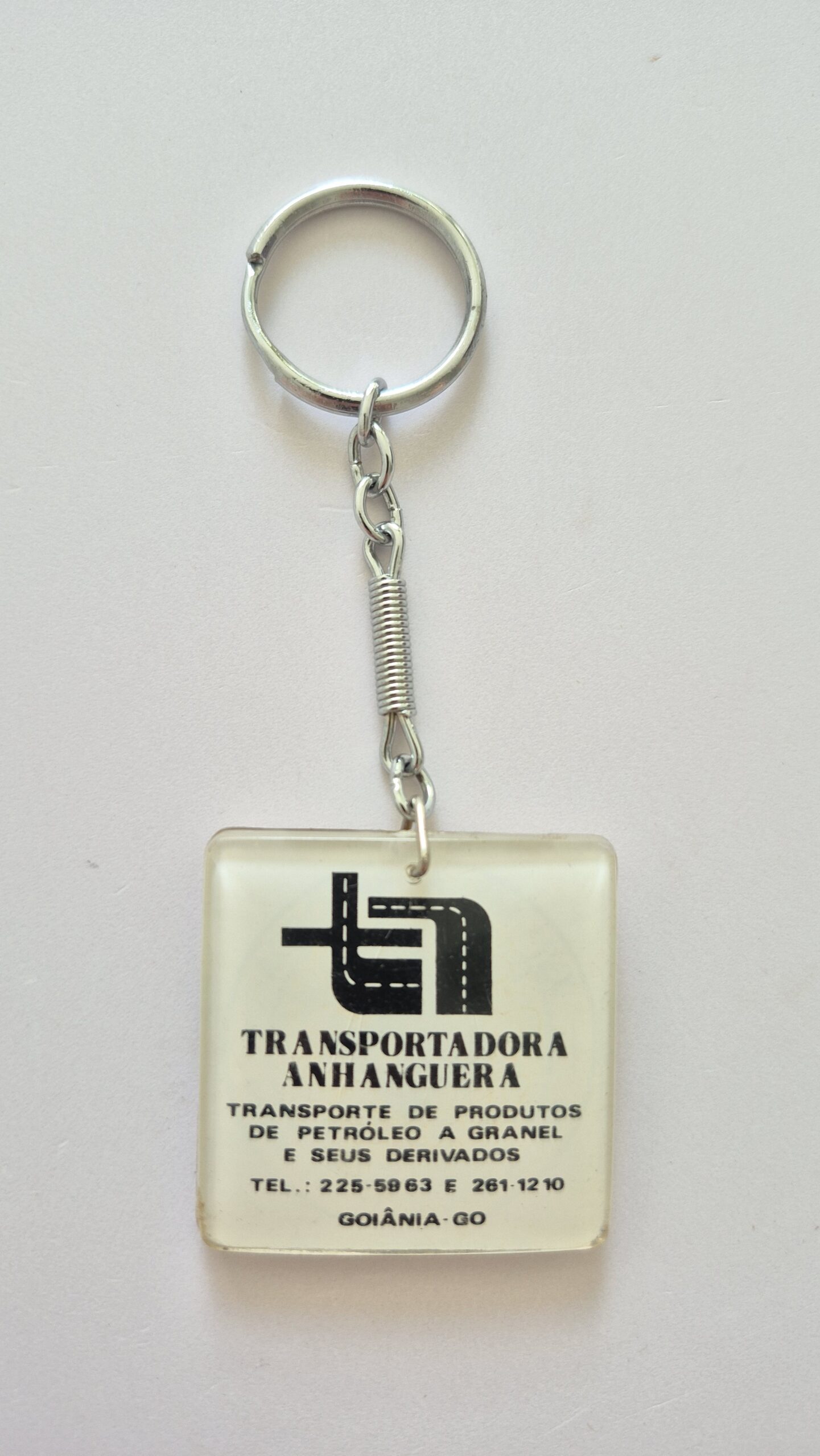 Chaveiro Antigo Em Acrílico Quadrado 4cm Porto Nacional - XVI Mesa Redonda - Imagem 2