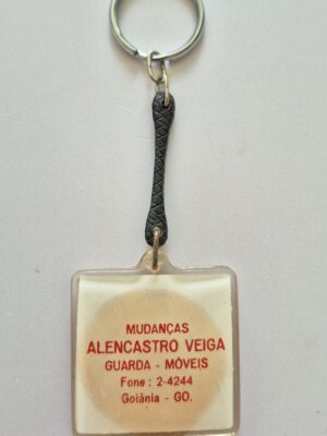 Alternative view of Chaveiro Antigo Em Acrílico Quadrado 4cm Goiânia - Alencastro