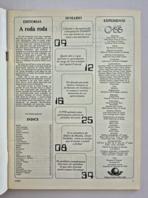 Alternative view of Revista Oásis 1985 Nº 71 - Sucessão Em Brasília: Mauro Borges, Um Dos Cotados
