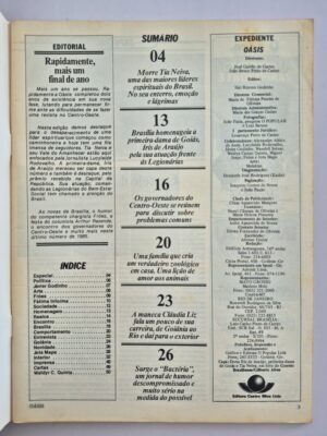 Alternative view of Revista Oásis 1985 Nº 79 - A Consagração De Dona Íris Em Brasília