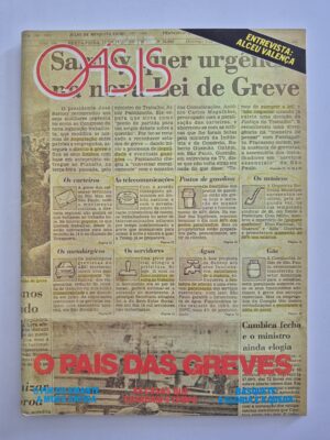 Revista Oásis 1985 Nº 74 - O País das Greves