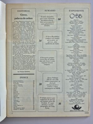 Alternative view of Revista Oásis 1985 Nº 74 - O País das Greves