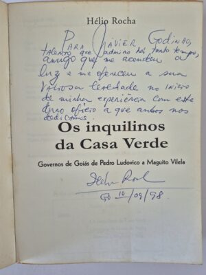 Alternative view of Livro Os Inquilinos da Casa Verde - Hélio Rocha ⓛ
