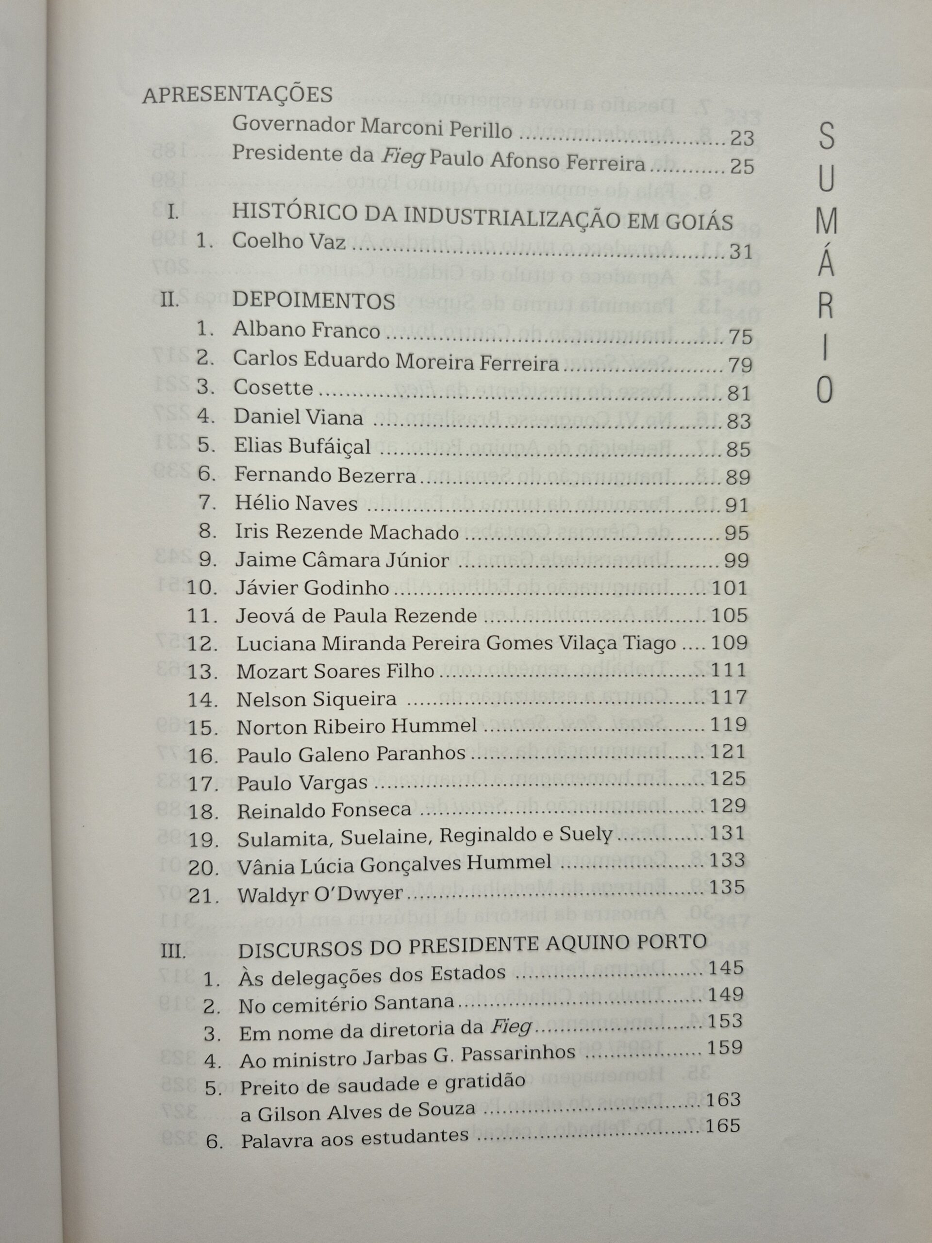 Livro Aquino Porto e a Industrialização em Goiás - Coelho Vaz ⓛ - Imagem 2