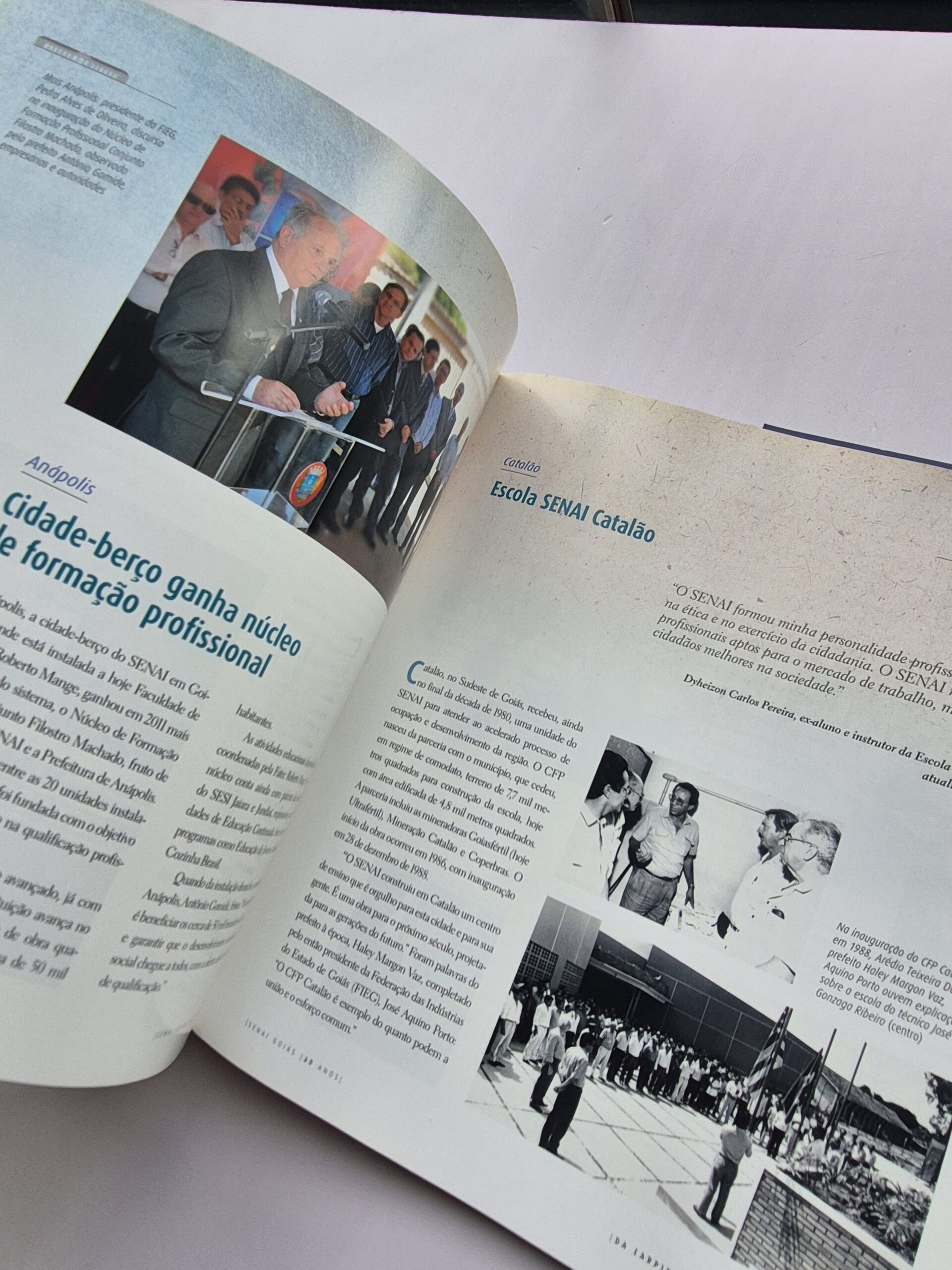 Livro SENAI Goiás 60 anos: Da Carpintaria à Automação Industrial – Deire Assis e Dehovan Lima 1ª Edição ⓛ - Imagem 4