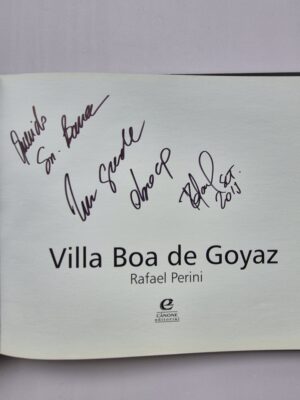 Alternative view of Livro Villa Boa de Goyaz - Rafael Perini  - Autografado 1ª Edição ⓛ