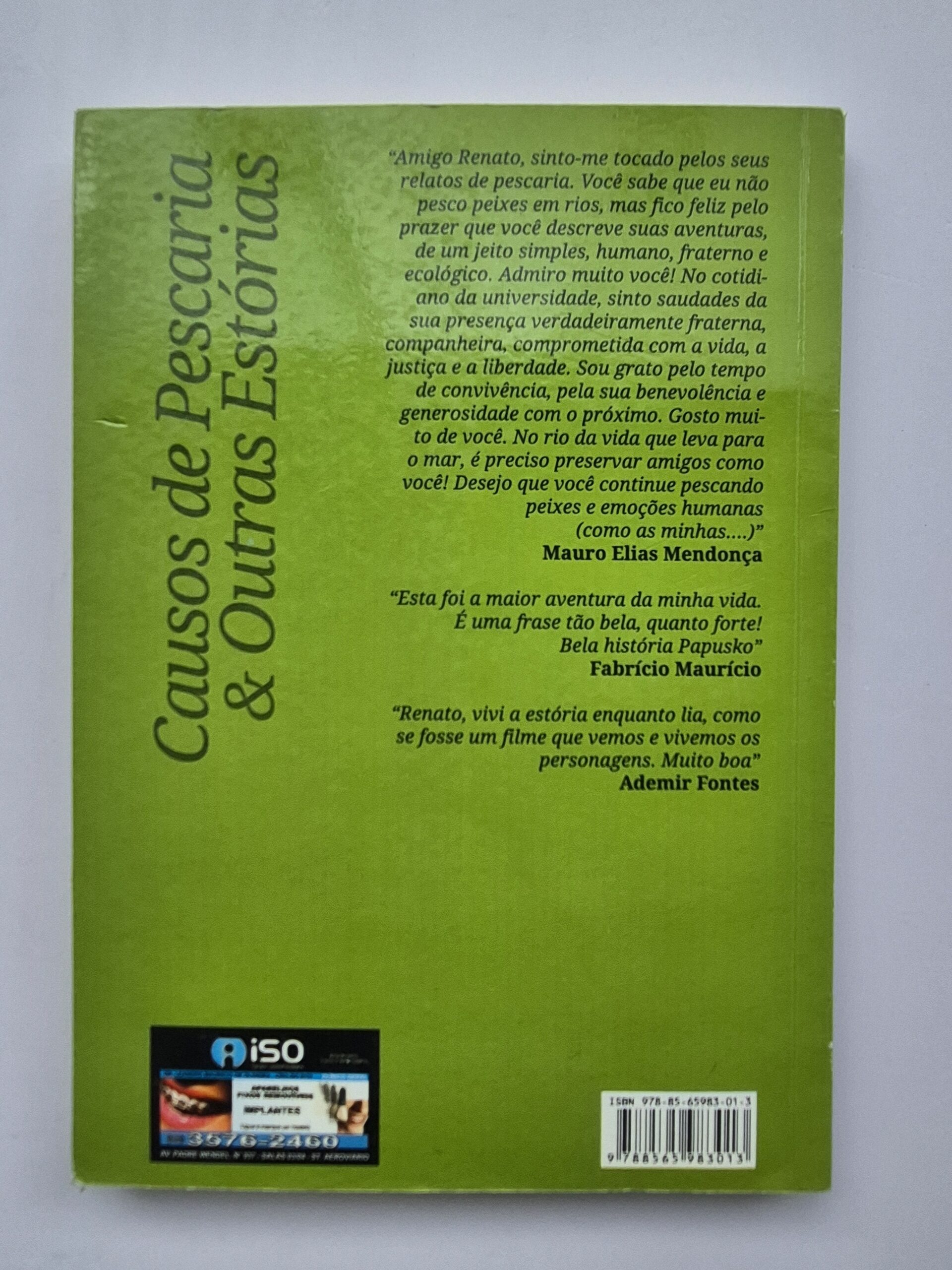 Livro Causos de Pescaria & Outras Estórias - Renato Maurício 1ª Edição ⓛ - Imagem 8