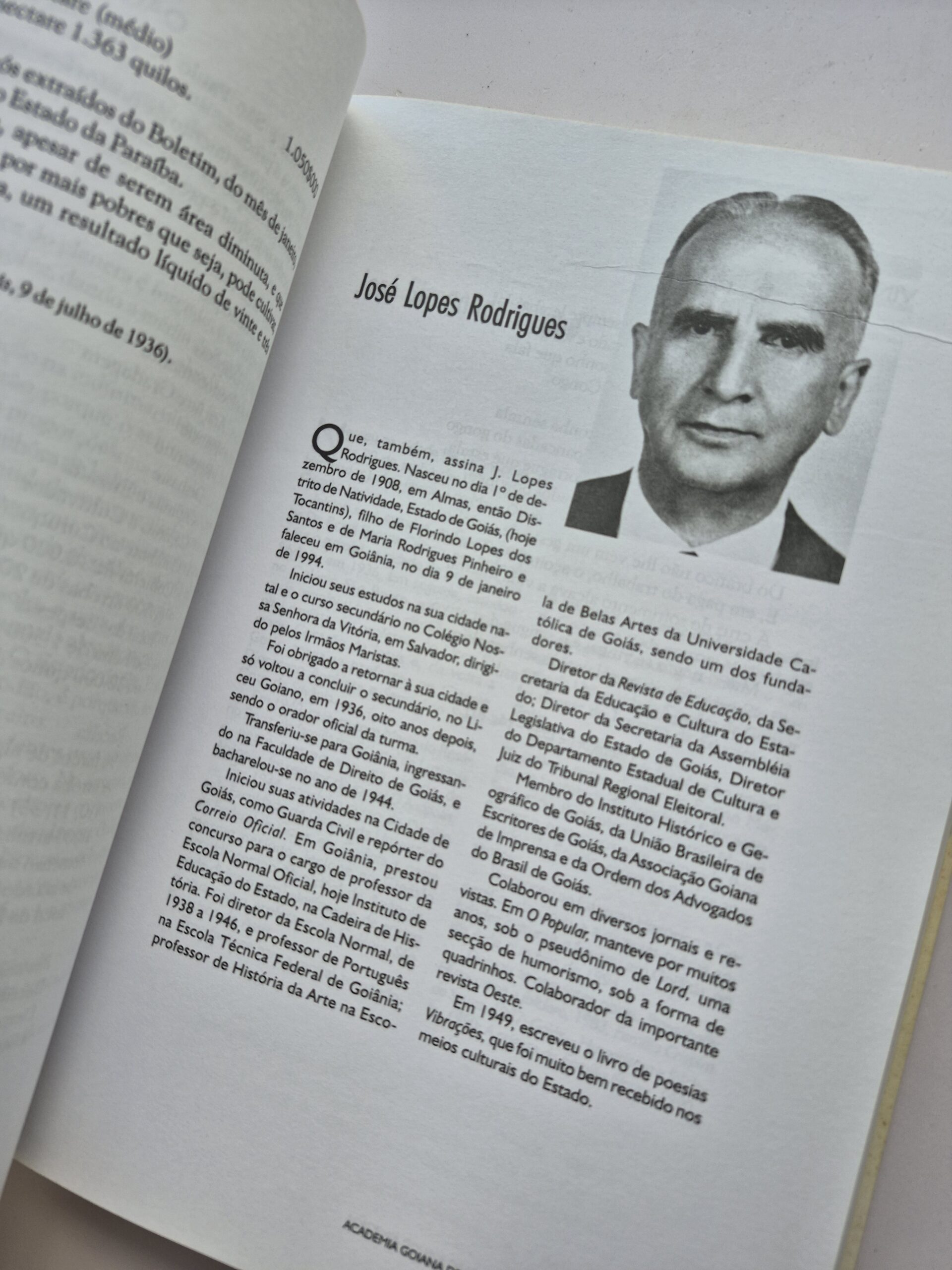 Livro Academia Goiana de Letras: História e Antologia - Coelho Vaz 1ª Edição ⓛ - Imagem 10
