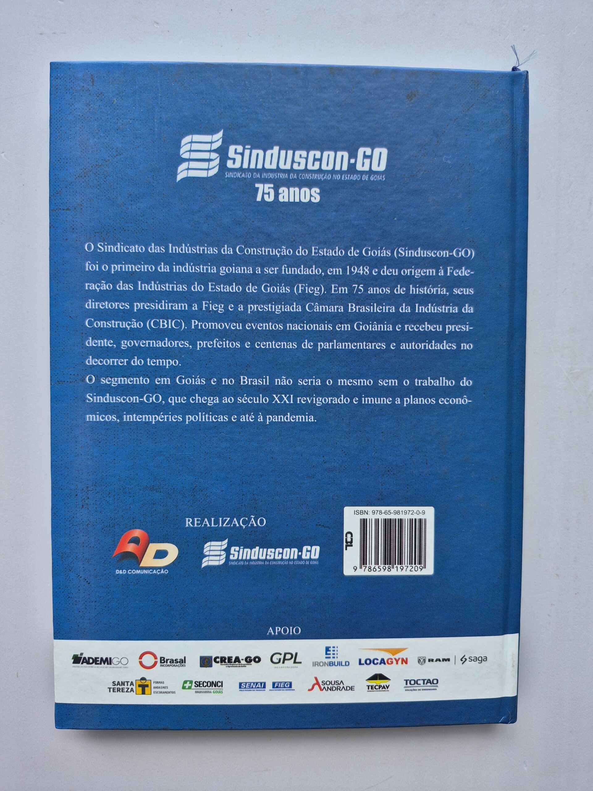 Livro Sinduscon-GO 75 Anos 2023 - Iuri Rincon Godinho 1ª Edição - Imagem 6