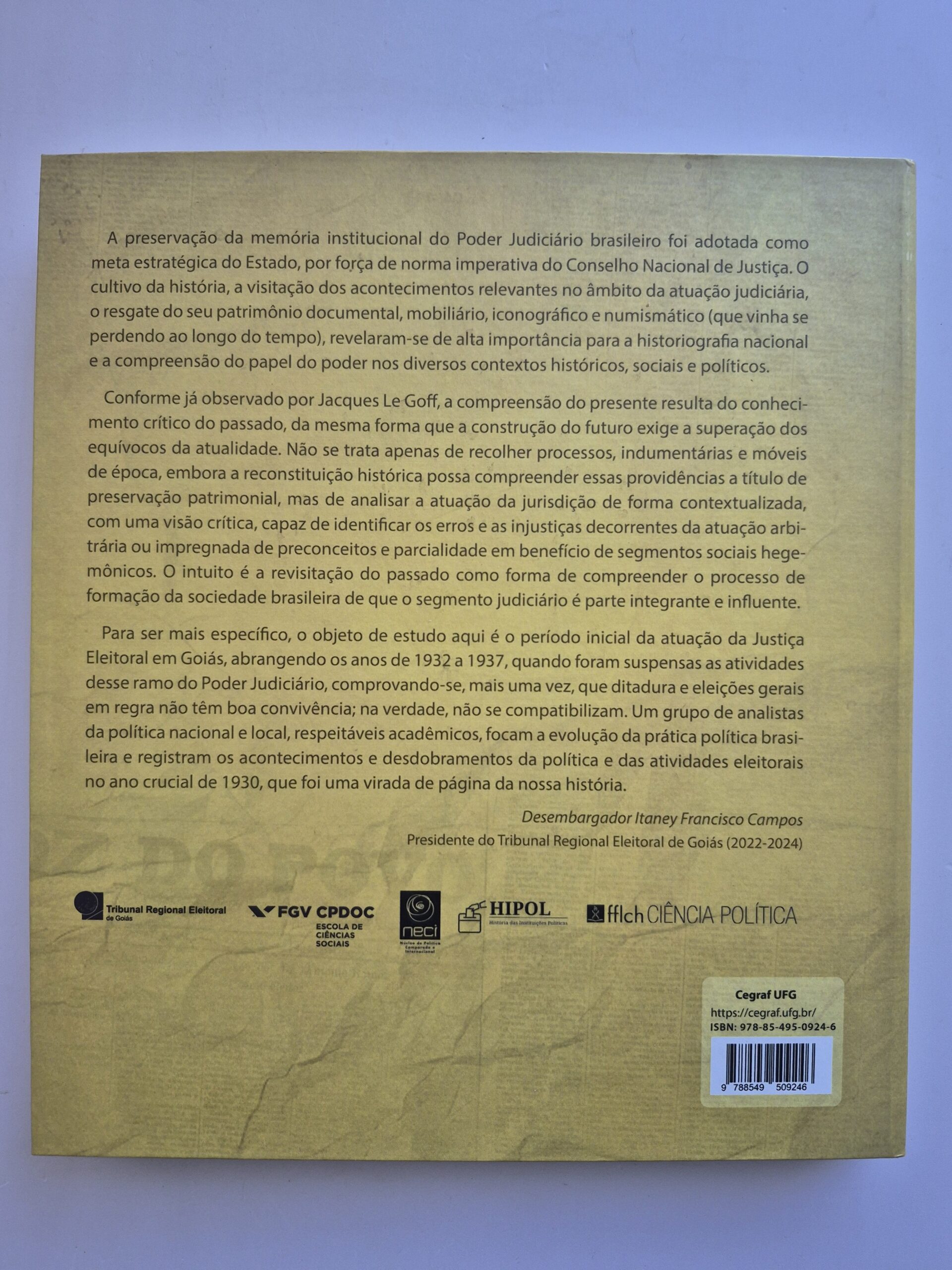 Livro Primeira Fase da Justiça Eleitoral Em Goiás (1932-1937) - Paulo Ricci, Jaqueline Zulini 1ª Edição ⓛ - Imagem 8