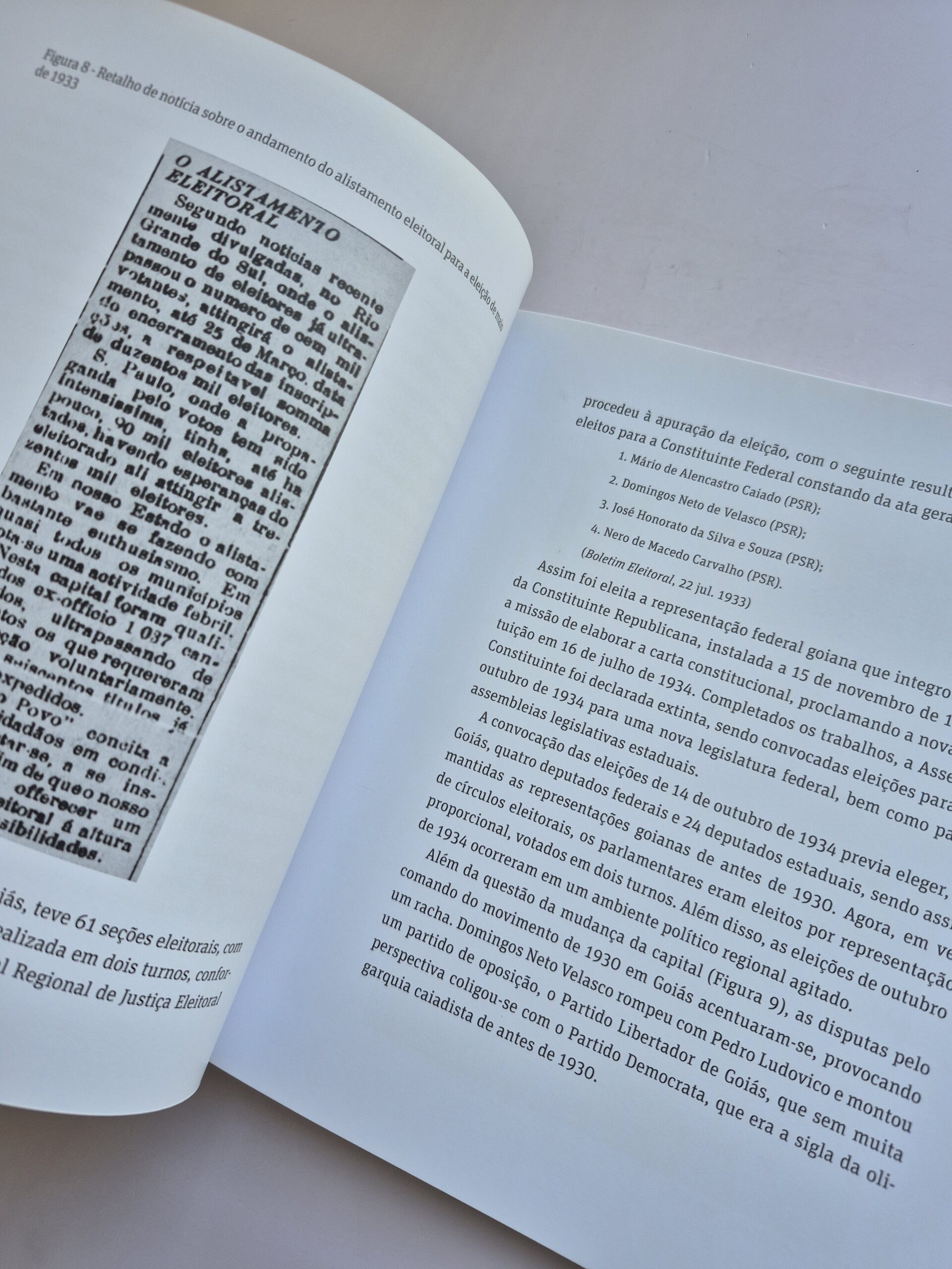 Livro Primeira Fase da Justiça Eleitoral Em Goiás (1932-1937) - Paulo Ricci, Jaqueline Zulini 1ª Edição ⓛ - Imagem 4