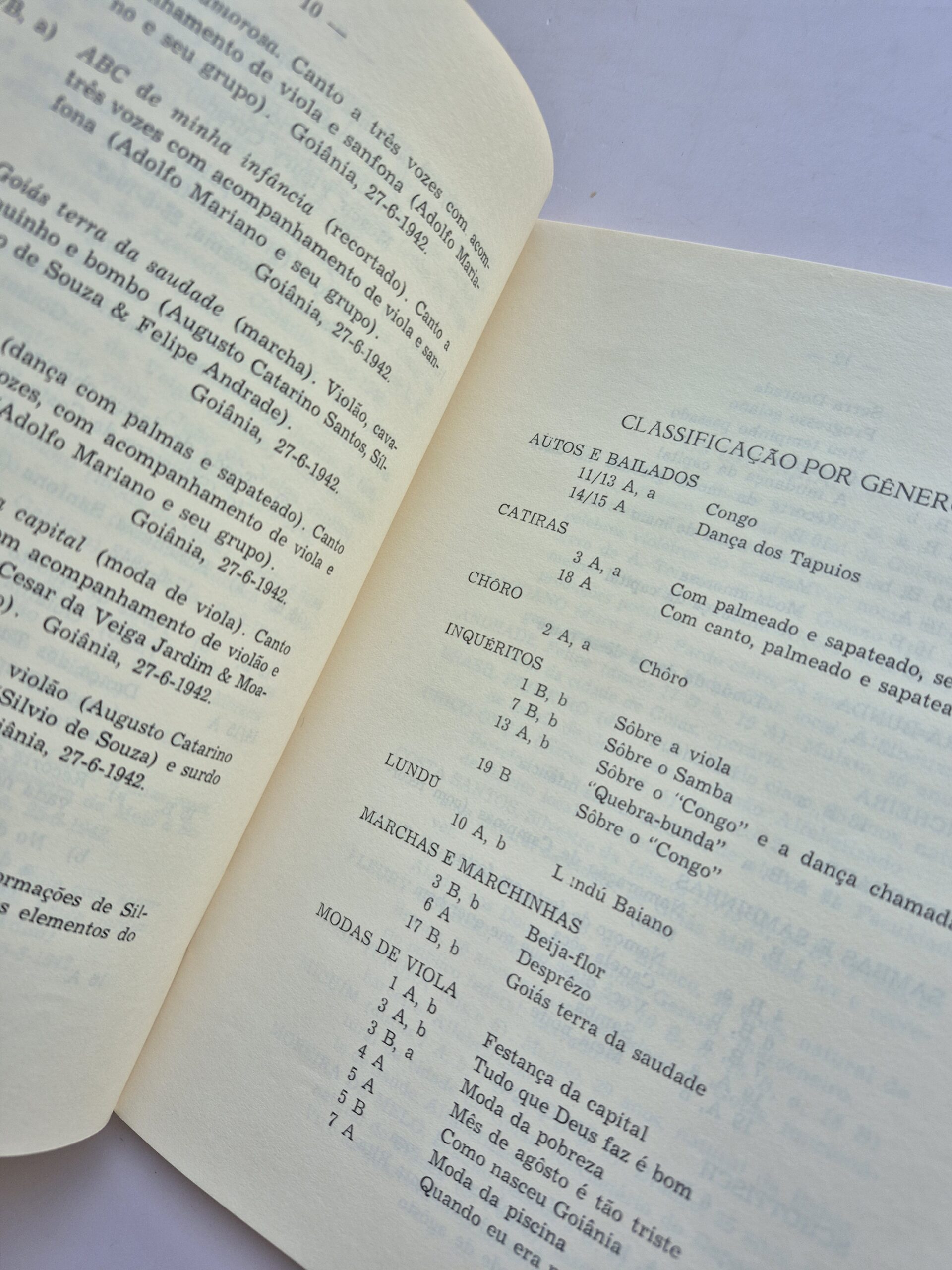 Relação dos Discos Gravados no Estado de Goiás – Junho de 1942 ⓛ - Imagem 6