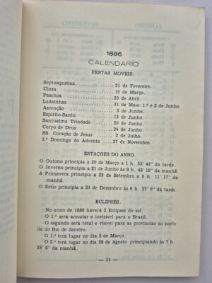 Alternative view of Livro Almanach da Provincia de Goyaz 1886 - A. J. Costa Brandão 1ª edição ⓛ