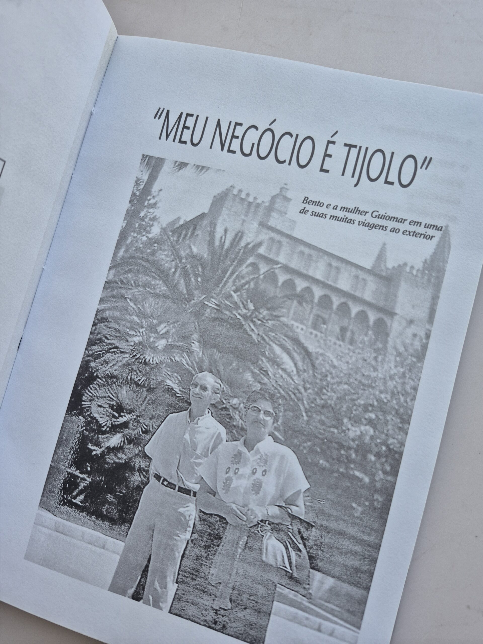 Livro Meu Negócio É Tijolo: A Vida de Bento Odilon Moreira - Iúri Rincon Godinho 1ª Edição - Imagem 2