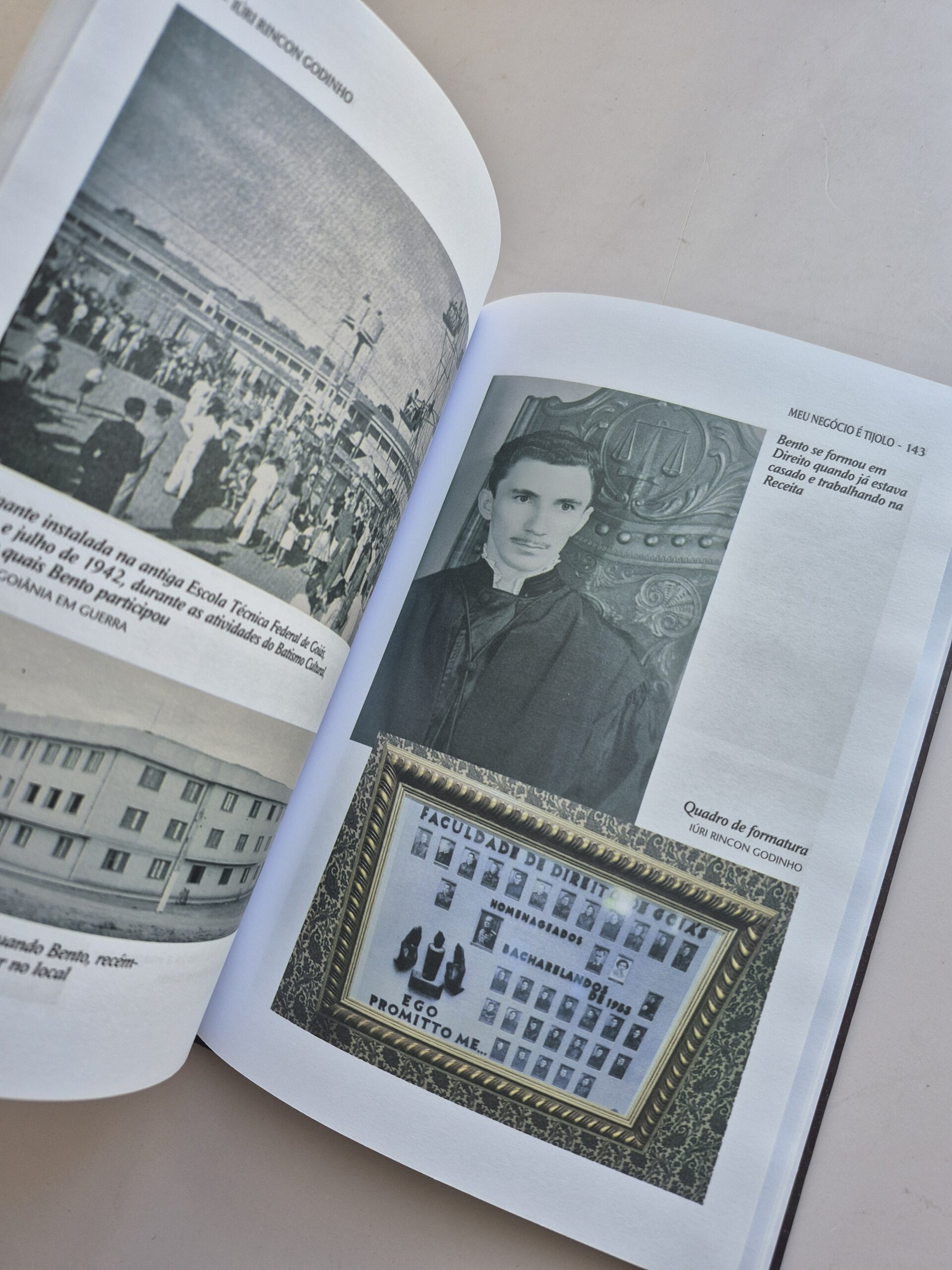 Livro Meu Negócio É Tijolo: A Vida de Bento Odilon Moreira - Iúri Rincon Godinho 1ª Edição - Imagem 3