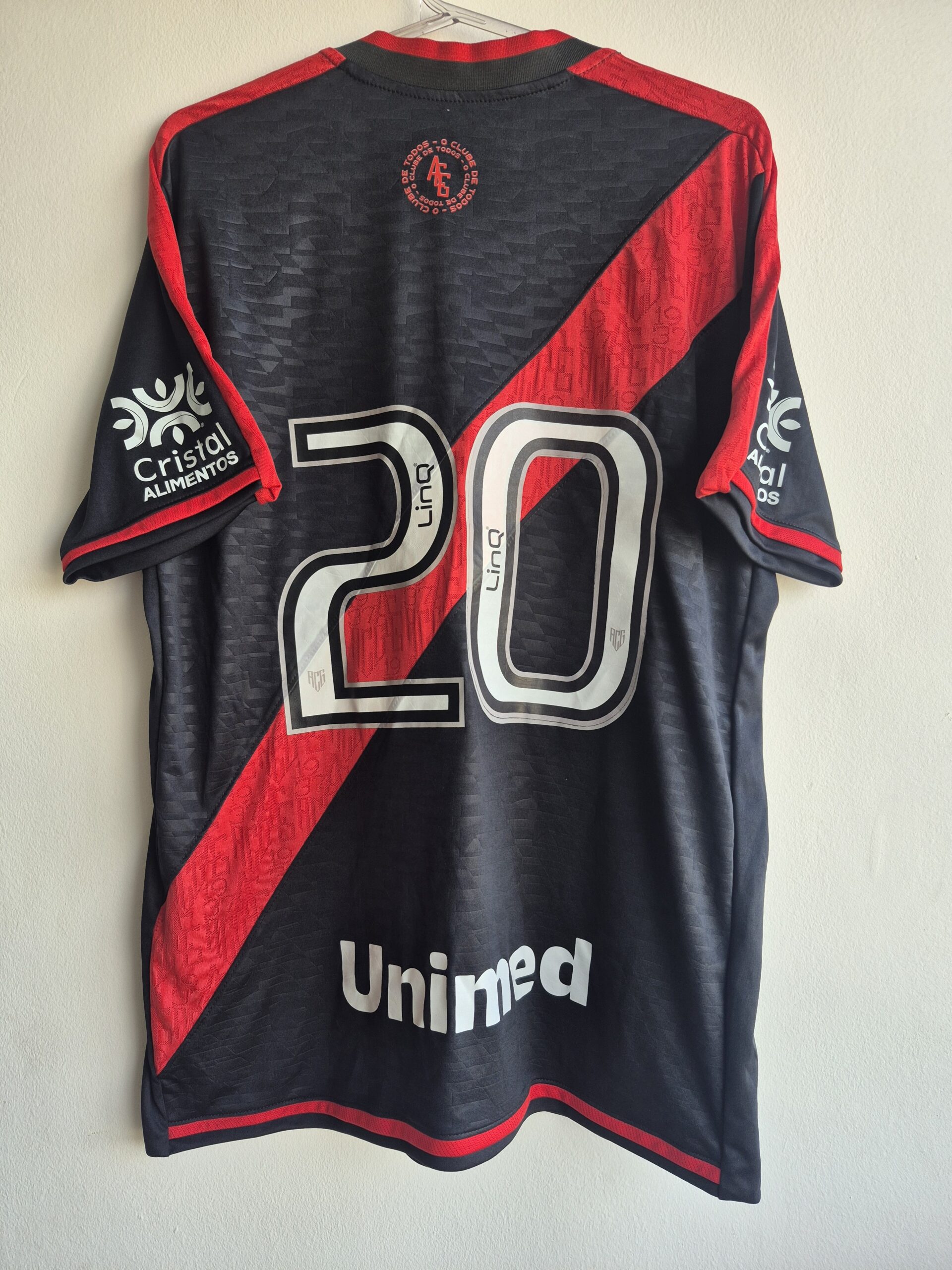 Atlético Goianiense M 2026 Dragão Usada em Jogo Nº 20 Away Brasileirão 2026 Original - Imagem 2