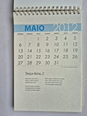 Alternative view of Calendário Permanente “Amor / Diário” – 2012 a 2015