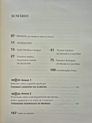 Alternative view of Livro As Theses De Thomaz De Almeida E Theodoro De Moraes: Os Dois Primeiros Médicos Goianos Diplomados No Brasil - Rildo Souza, Jales Mendonça 1ª edição ⓛ