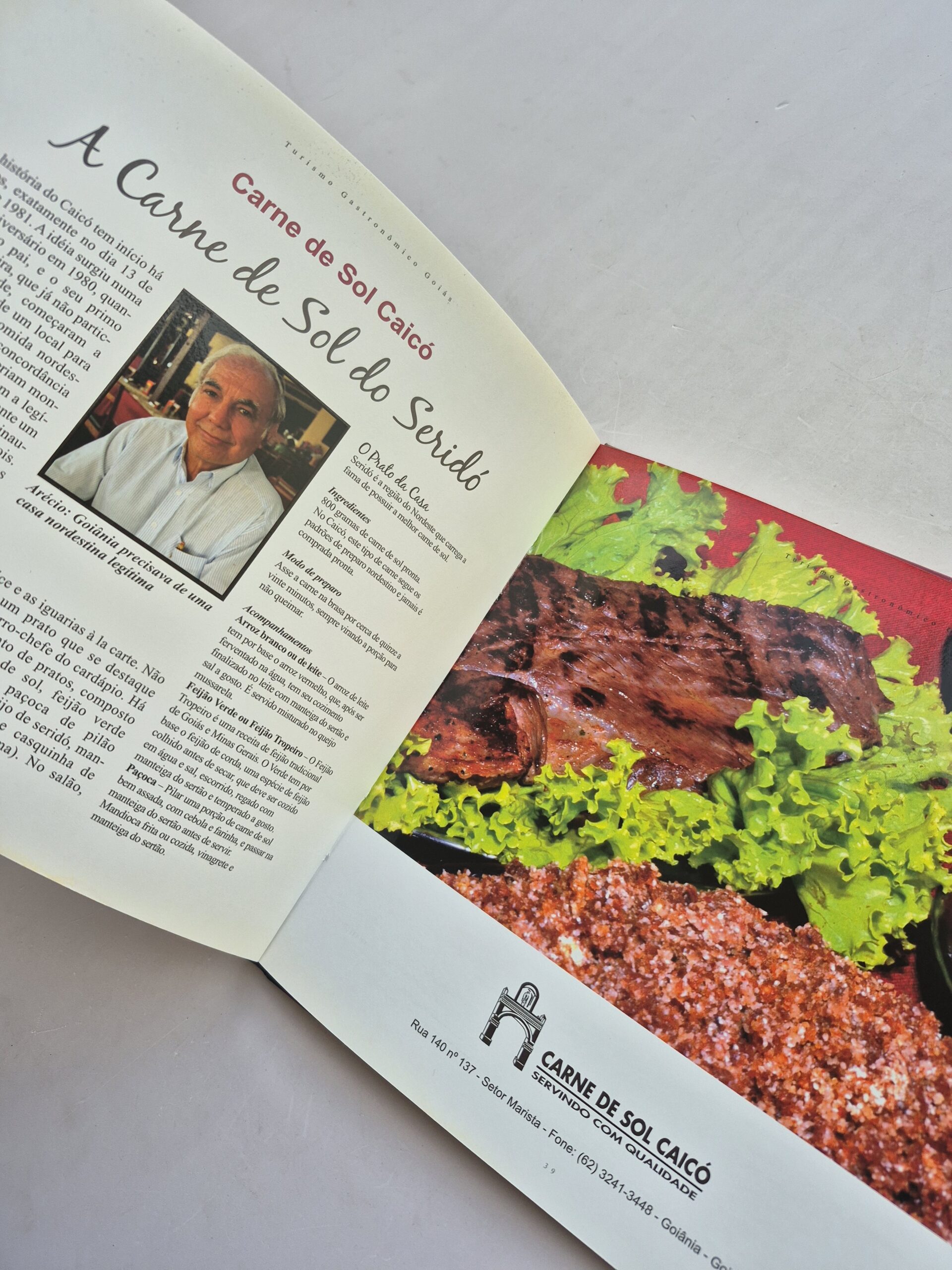 Livro Turismo Gastronômico Goiás 2007 - José Guilherme Schwam 1ª edição ⓛ - Imagem 2