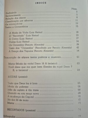 Alternative view of Relação dos Discos Gravados no Estado de Goiás – Junho de 1942 ⓛ