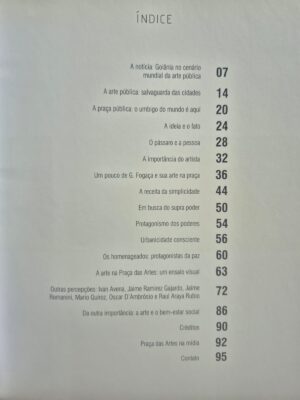 Alternative view of Livro Praças das Artes: Um Caso De Arte Pública Unindo O Poder Privado, O Poder Público E O Poder Artístico de G. Fogaça - PX Silveira 1ª edição ⓛ