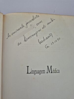 Alternative view of Livro Linguagem Médica - Joffre M. de Rezende 1ª edição Autografado ⓛ