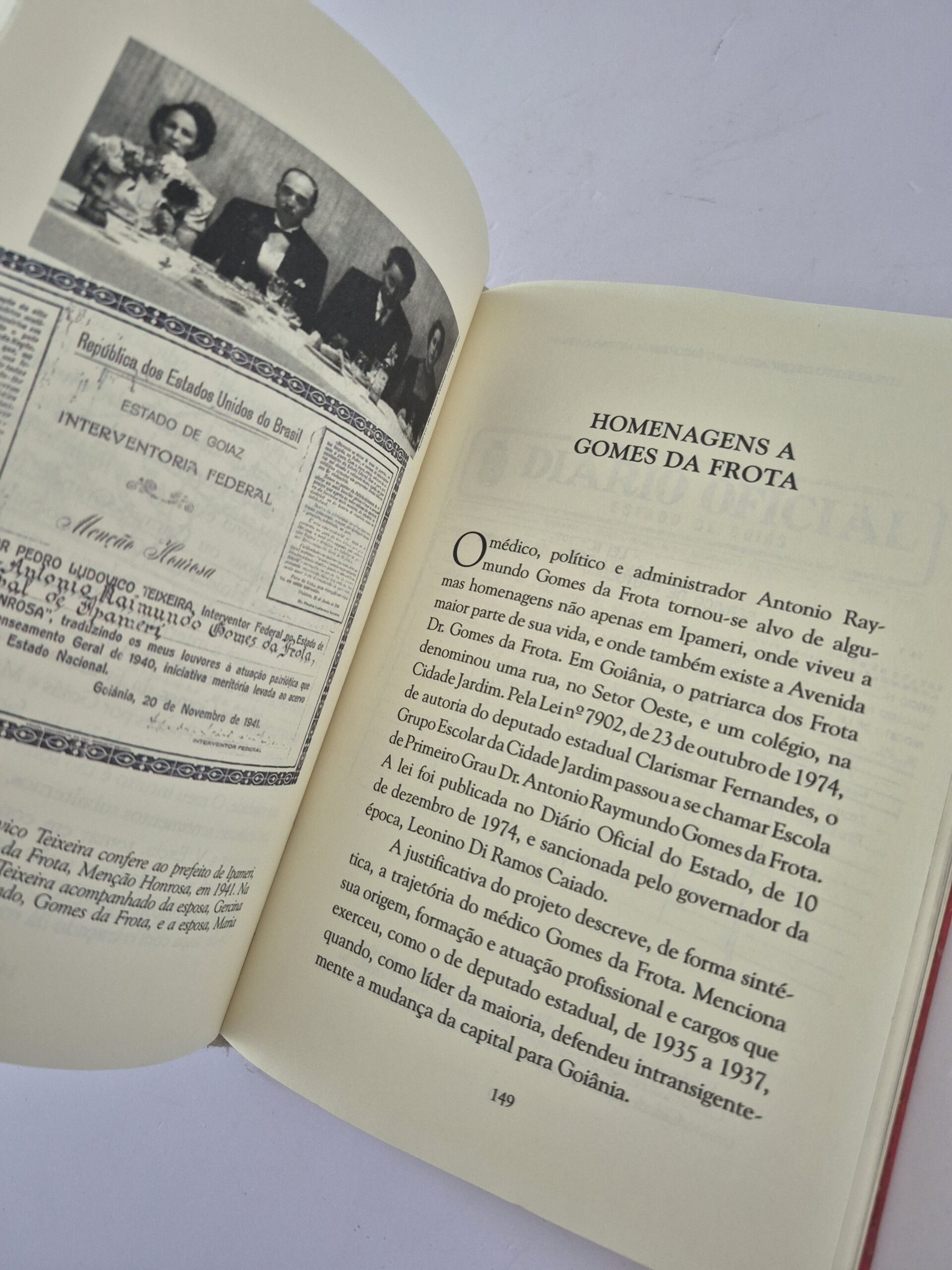 Livro Gomes da Frota: Medicina e Política no Sertão Goiano - Luiz A. Queiroz, Antônio Lisboa M. Silva 1ª edição ⓛ - Imagem 5