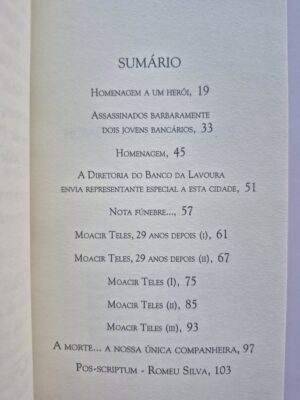 Alternative view of Livro Moacir Teles: O Sentido De Sua Morte Nos Textos De Jornais - Ney Teles de Paula 1ª edição ⓛ