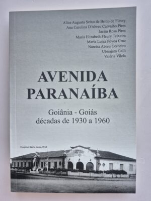 Livro Rua Avenida Paranaíba Goiânia-GO: Décadas de 1930 a 1960 - Ubirajara Galli 1ª edição ⓛ