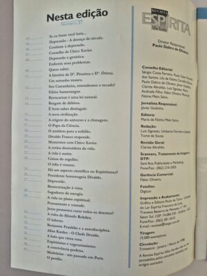 Alternative view of Revista Espírita Allan Kardec: Depressão A Doença do Século Ano X Nº 37 ⓛ