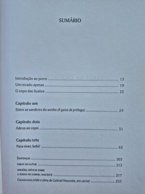 Alternative view of Livro O Copo das Ilusões: Confissões - Gabriel Nascente 1ª edição ⓛ